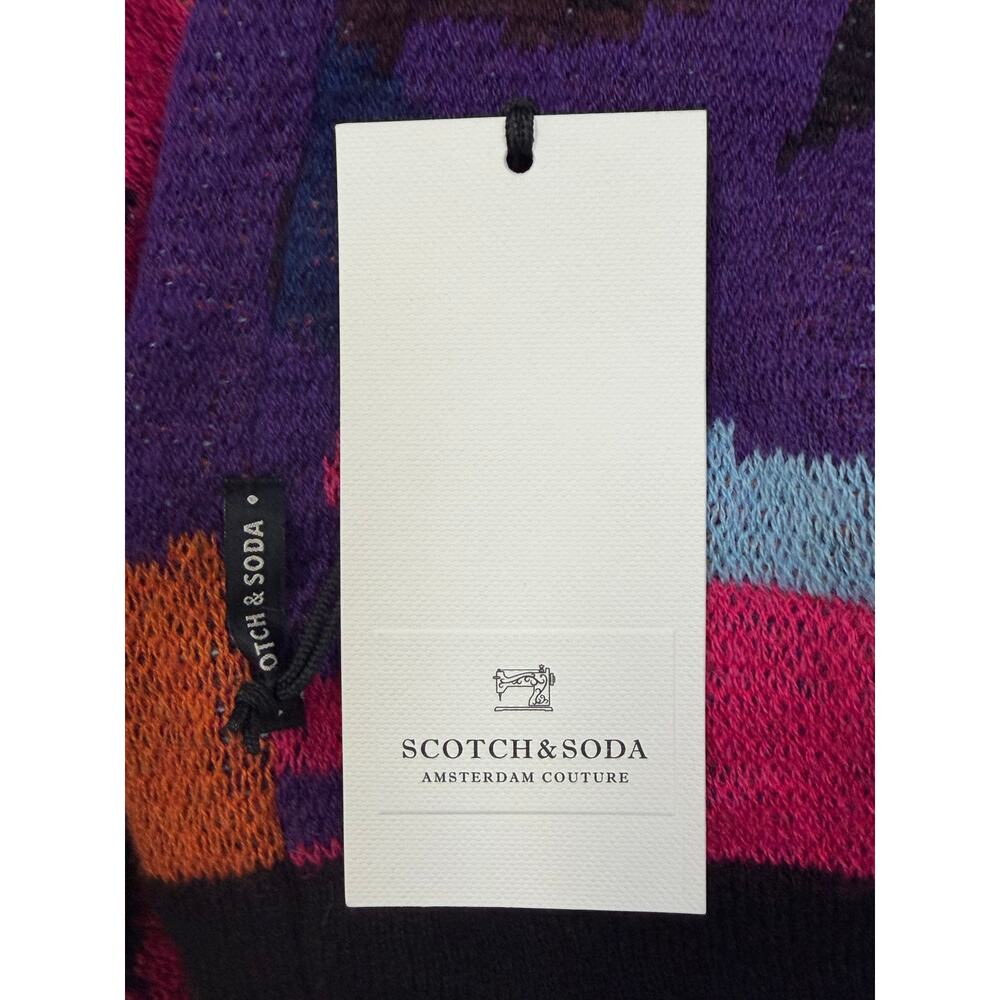 Scotch & Soda Colorful Abstract Wool Blend Button Front Cardigan Sweater M NWT - Picture 6 of 8